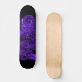 Urban Indigo Dragon Element Custom Pro Deck Skateboard (Voorkant)