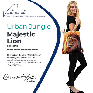 Urban Jungle Majestueuze Leeuwen Tote Tas