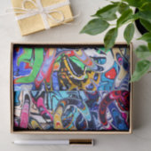 Urban kleurrijke abstracte spin art tissuepapier (Geschenk)