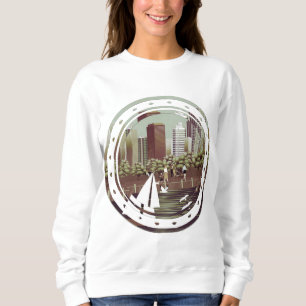 Urban landscape sweatshirt