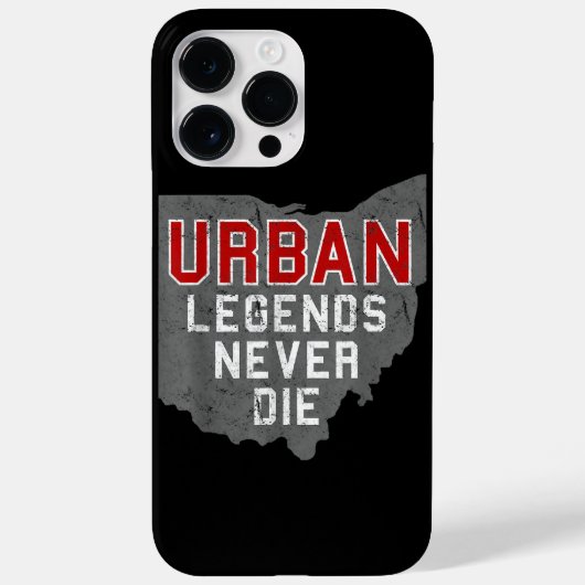 Urban Legends Never Die State of Ohio Verdrietig Case-Mate iPhone Case (Achterkant)