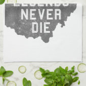 Urban Legends Never Die State of Ohio Verdrietig Theedoek (Gevouwen)