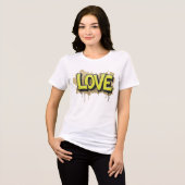 Urban Love Bloom Tri-Blend Shirt (Voorkant volledig)