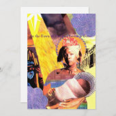 Urban Madonna Postcard Feestdagenkaart (Voorkant / Achterkant)