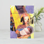 Urban Madonna Postcard Feestdagenkaart (Staand voorkant)