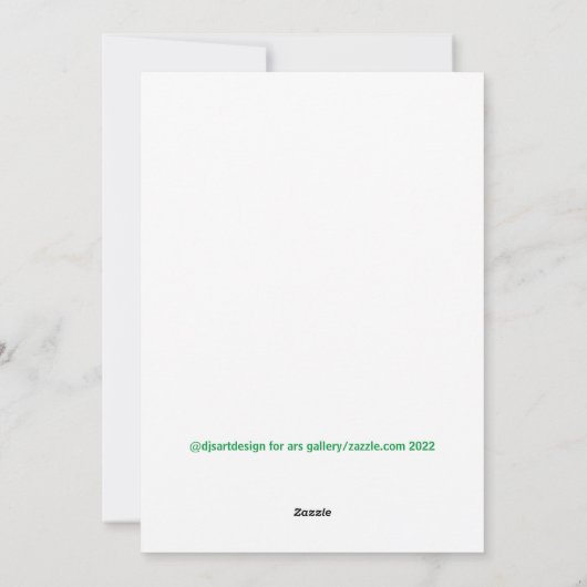 Urban Madonna Postcard Feestdagenkaart (Achterkant)