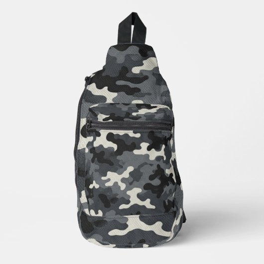 Urban Military Camouflage Pattern Sling Bag (Voorkant)