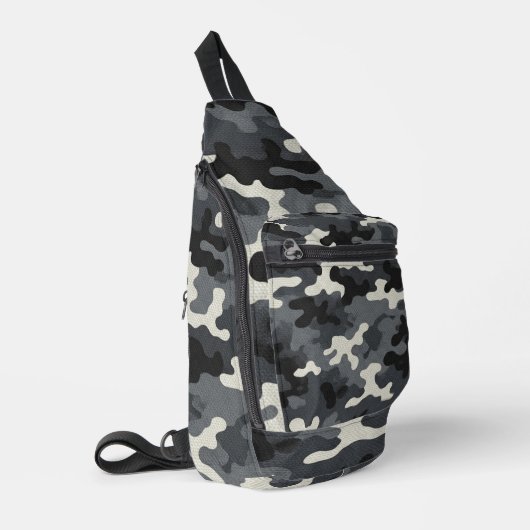 Urban Military Camouflage Pattern Sling Bag (Linkerhoek)
