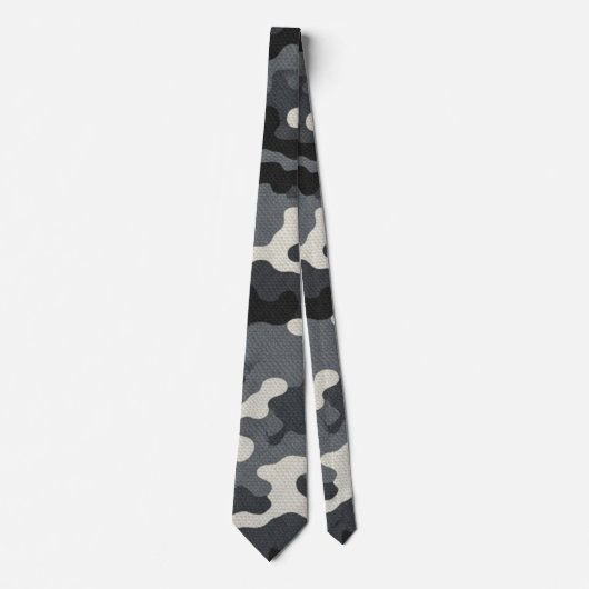 Urban Military Camouflage Pattern Stropdas (Voorkant)