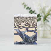 Urban Mirage: Concrete canyons op onvruchtbare gro Briefkaart (Staand voorkant)