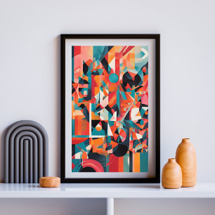 Urban Mirage: echo's in kleur Poster