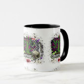 Urban Neon Graffiti Crotone Column Mok (Voorkant rechts)