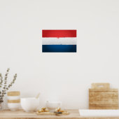 Urban Netherlands Flag Poster (Keuken)