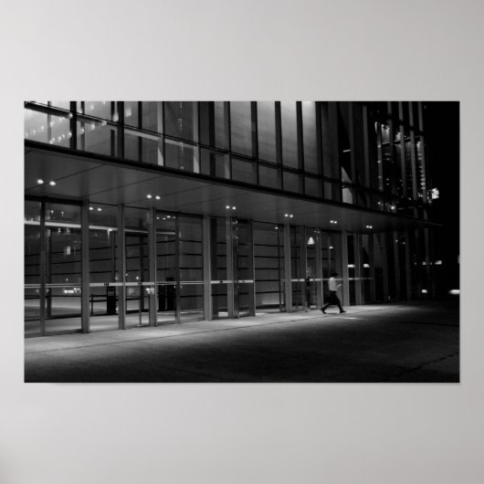 Urban Night Walk in Tokio - Fotografie Afdrukken Poster (Voorkant)