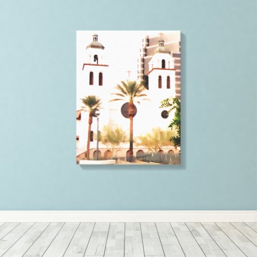 Urban Oasis Wrapped Canvas (Insitu (Houten vloer))
