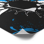 Urban Paint Splash Abstract Poster (Hoek)
