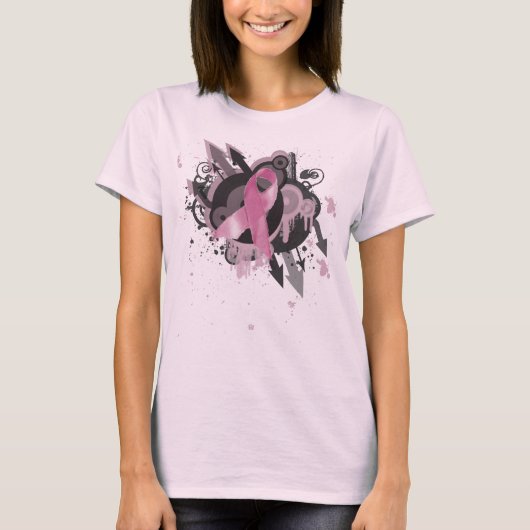 Urban Pink Ribbon T-shirt (Voorkant)