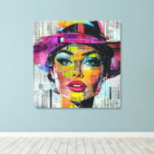Urban Pop Art Canvas (Insitu (Houten vloer))