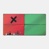 Urban Pop Art Cross Desk Mat (Recto)