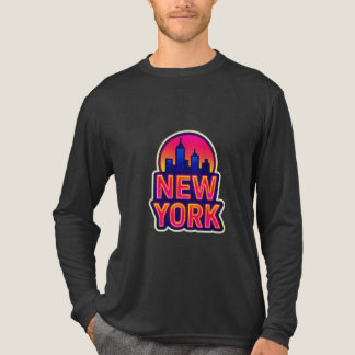 Urban Pulse: de verlichting van New York Tri-Blend Shirt