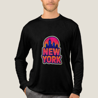 Urban Pulse: de verlichting van New York Tri-Blend Shirt