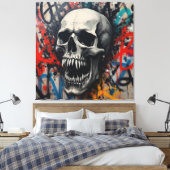 Urban Requiem Canvas Afdruk (Insitu (Slaapkamer))