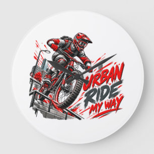 Urban Ride My Way – Extreme Stads Mountainbiken Grote Klok
