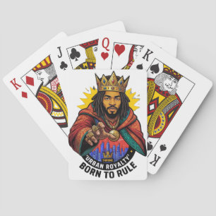 Urban Royalty Born To Rule Koning Grafische Heren Pokerkaarten