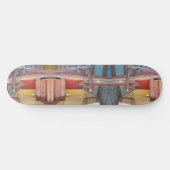 Urban Rustic Cityscape Secret Keeper 2 Skateboard (Horizontaal)