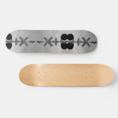 Urban Rustic Cityscape Waiting 3 Skateboard (Horizontaal)