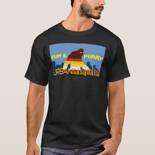Urban Sasquatch - Furry Stripes - Beer Pride T-shirt (Voorkant)