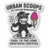 Urban Scoops Sticker (Voorkant)