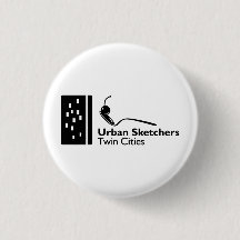 Urban Sketchers Twin Cities Button/ Pin