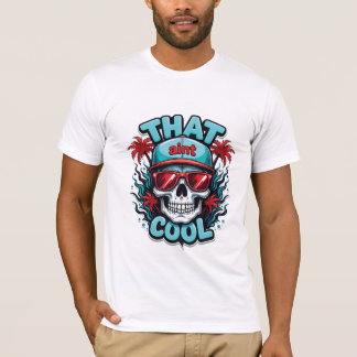 Urban Skull Vibes - 3D-bril en graffiti Art T-shir T-shirt