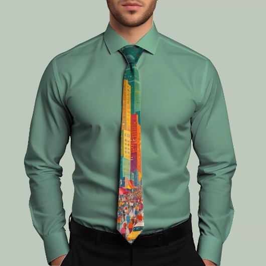 Urban Skyscraper Stropdas