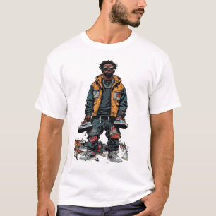 Urban Sneakerhead Hypebeast Grafische Kunst - Stre T-shirt