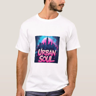 Urban Soul Graffiti Art | Neon Streetwear Digital T-shirt