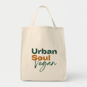 Urban Soul Vegan Minimalistische Gezondheid en Wel Tote Bag