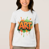 Urban Splash Art Graffiti Pulse Bold Street Expres Tri-Blend Shirt (Voorkant)