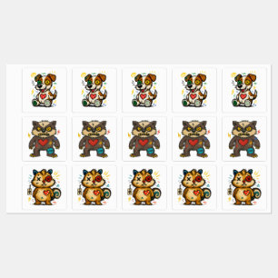 Urban Stitch Trio — Sticker Set