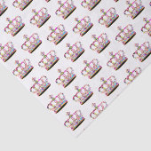 Urban straatkleuren kroon tissuepapier (Detail)