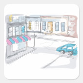 Urban Street Scene Stickers (Voorkant)