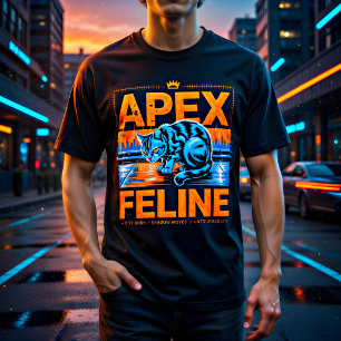 Urban Streetwear Apex Kattenliefhebber Geschenk T- Tri-Blend Shirt