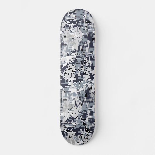 Urban Style Gray Digital Camouflage Skateboard (Voorkant)