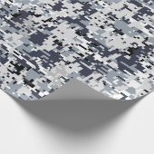 Urban Style Silver Digital Camouflage Cadeaupapier (Hoek)