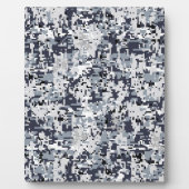 Urban Style Silver Digital Camouflage Fotoplaat (Voorkant)