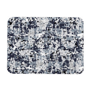 Urban Style Silver Digital Camouflage Magneet