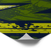 Urban Surge – A Bold Collision of Motion & Contras Poster (Hoek)