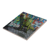 Urban T-Rex Tegeltje (Zijkant)
