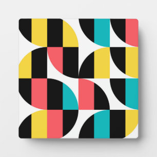 Urban, trendy, kleurrijk, modern grafisch patroon fotoplaat